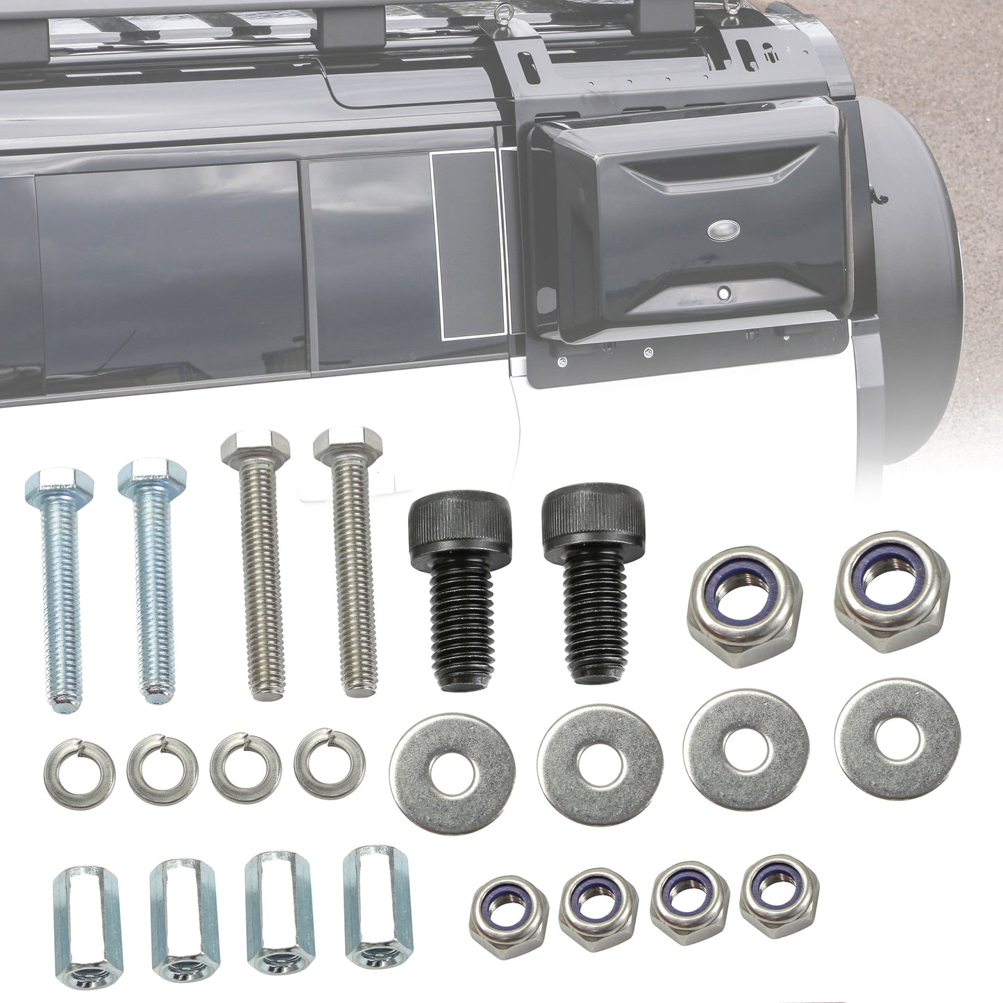 Gear Box to Molle Plate fixing kit for Land Rover Defender L663