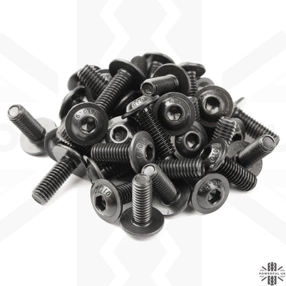 39pc Replacement Door Bolt Kit for Land Rover Defender L663 2 door (90) - Black