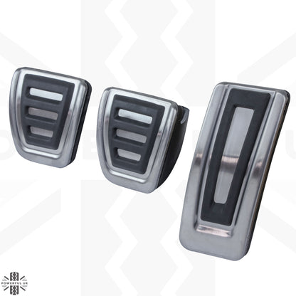 3pc Manual Pedal Cover Kit for VW Golf Mk7 & Mk7.5