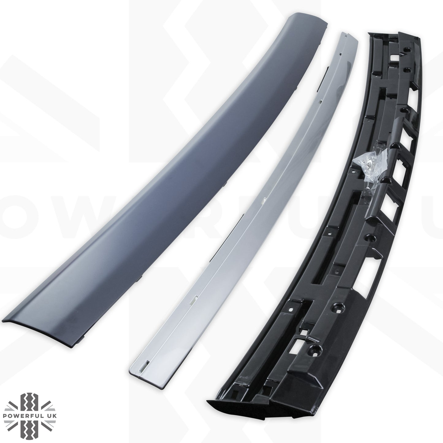 2012 style Tailgate Conversion for Range Rover Sport 05-11 - Primer/Gloss Silver Strip