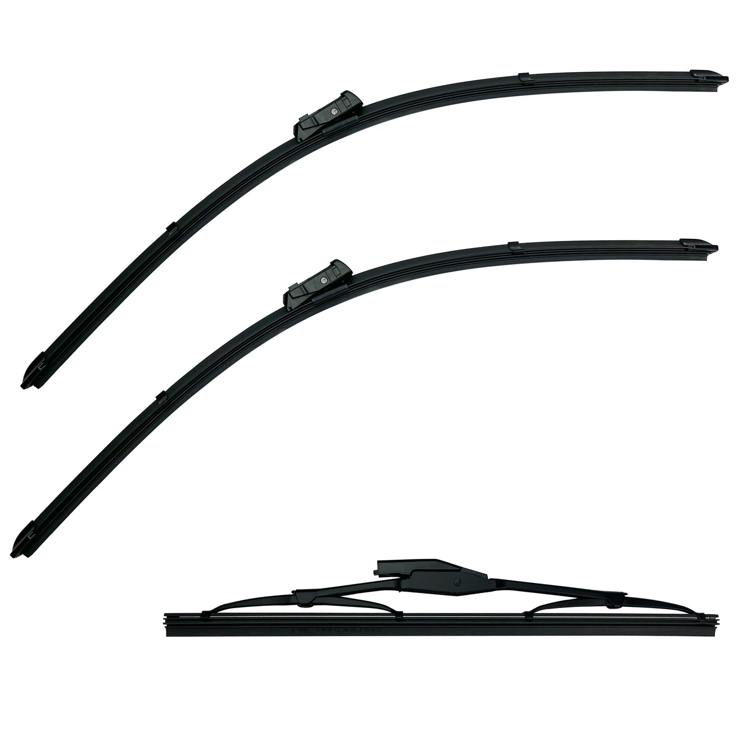 3pc Windscreen Wiper Blade Kit for Range Rover Evoque - Genuine