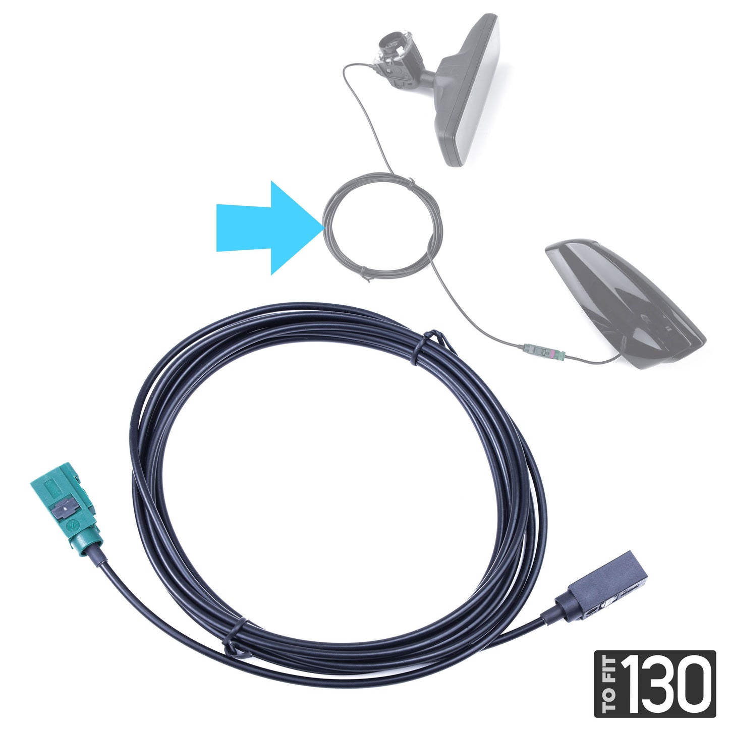 Wiring Loom for ClearSight Rear-view Mirror System for Land Rover Defender 130
