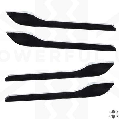 Exterior Door Handle Cover Set (4pc) in Gloss Black for Tesla Model 3