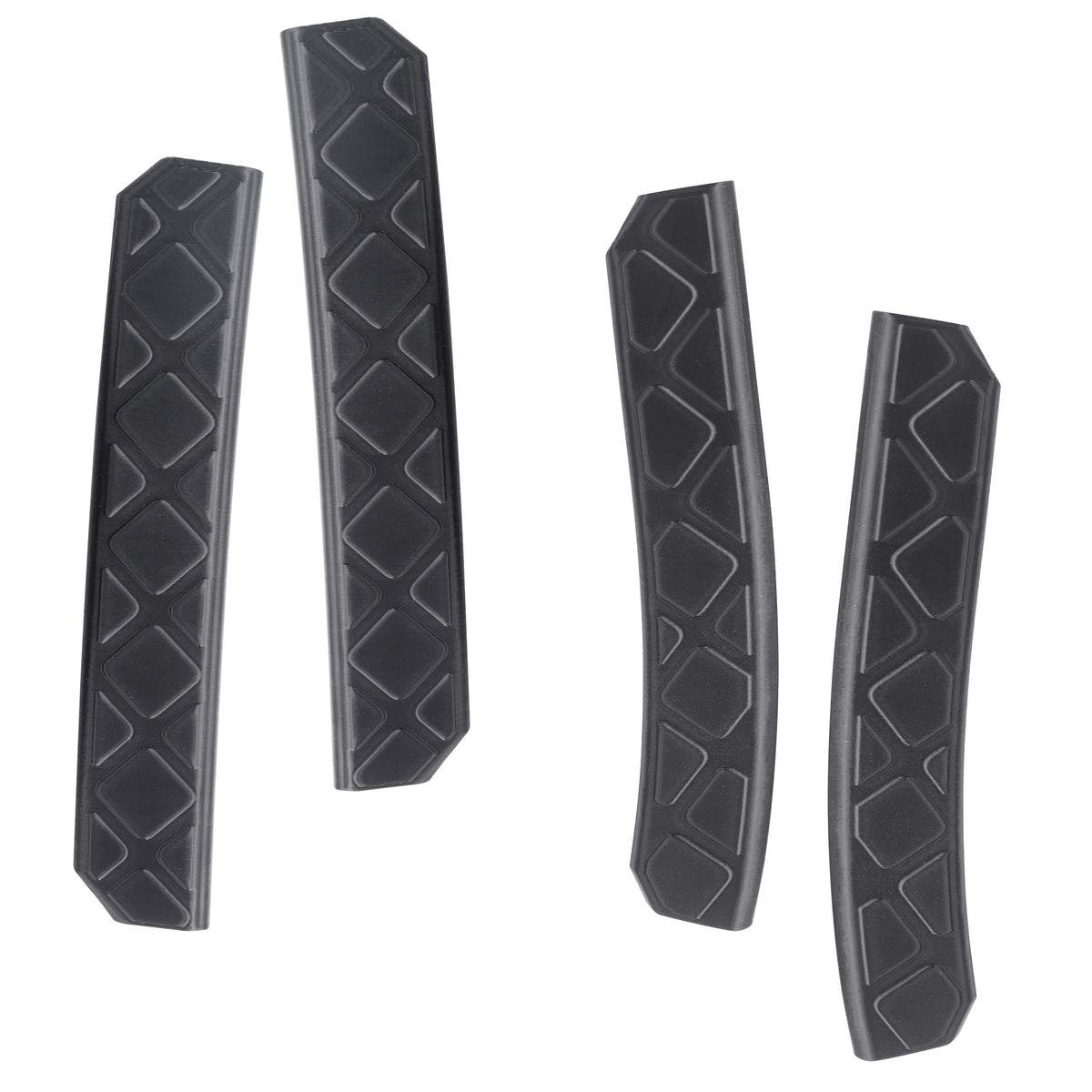 4pc Door Edge Protection Strips for Land Rover Defender L663 110/130 - Chequer Pattern