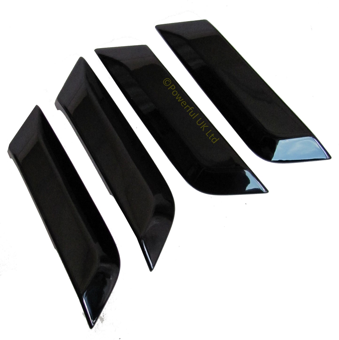Interior Door Pull Covers (4 pc) - Gloss Black - for Land Rover Freelander 2