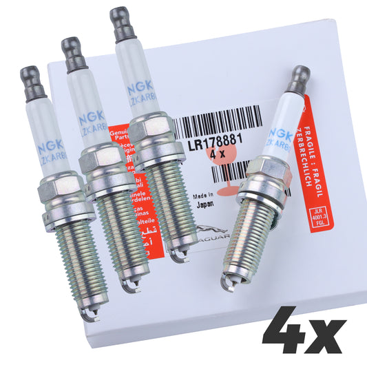 4x NGK Spark Plugs for Land Rover Defender L663 P300/P400e