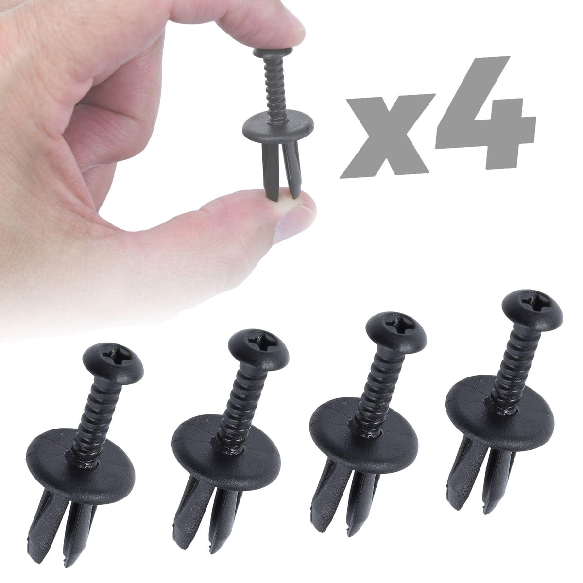 4x Clips for Front Grille (Plastic Screw Rivet type) for Range Rover L405
