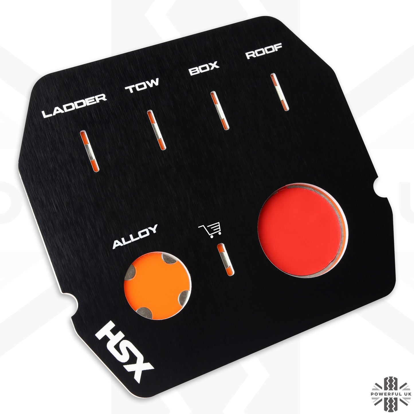 Cubby Box Key Organiser - ALLOY Wheel Type - for Land Rover Defender L663