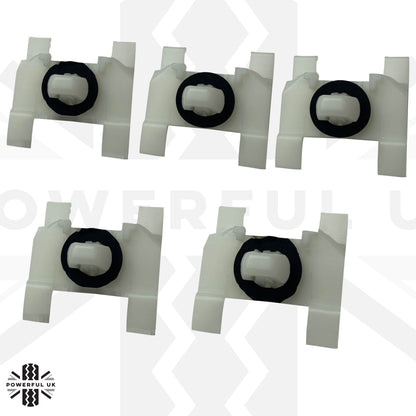 5x Outer Door Moulding Panel Clips for Range Rover L322 (Lower ridge)