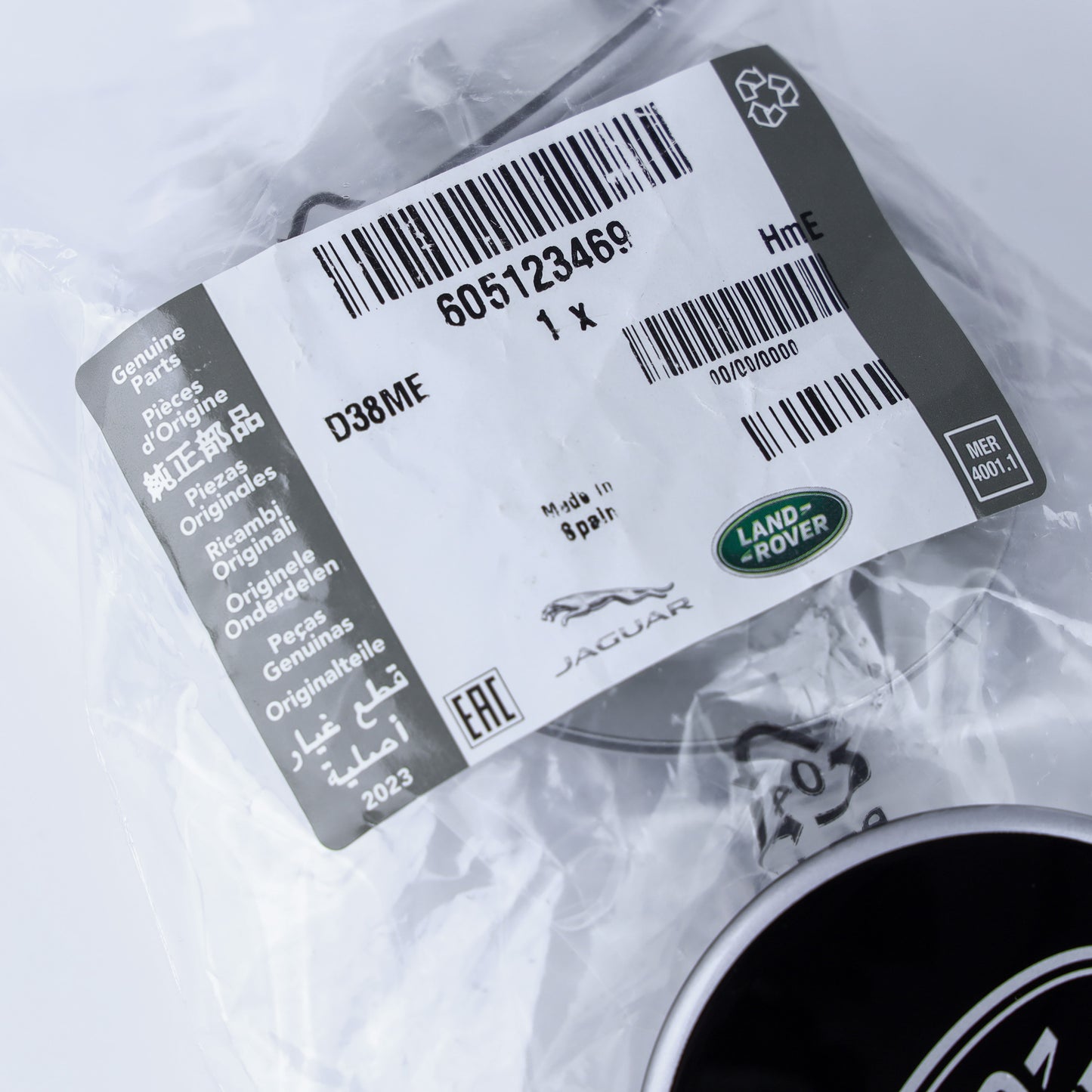 Genuine 5x ALL BLACK Alloy Wheel Centre caps for Land Rover Defender L663