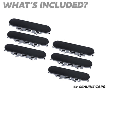 6x Replacement Covers for Roof Rails for Land Rover Defender L663