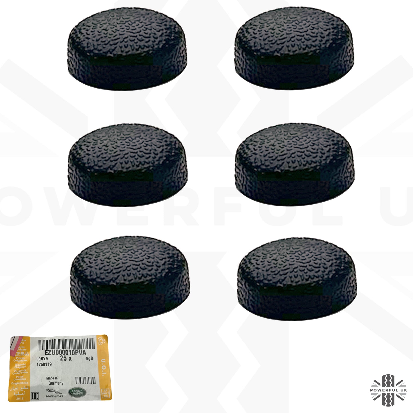 Genuine Interior Tailgate Screw Caps for Range Rover L322 - 6pcs