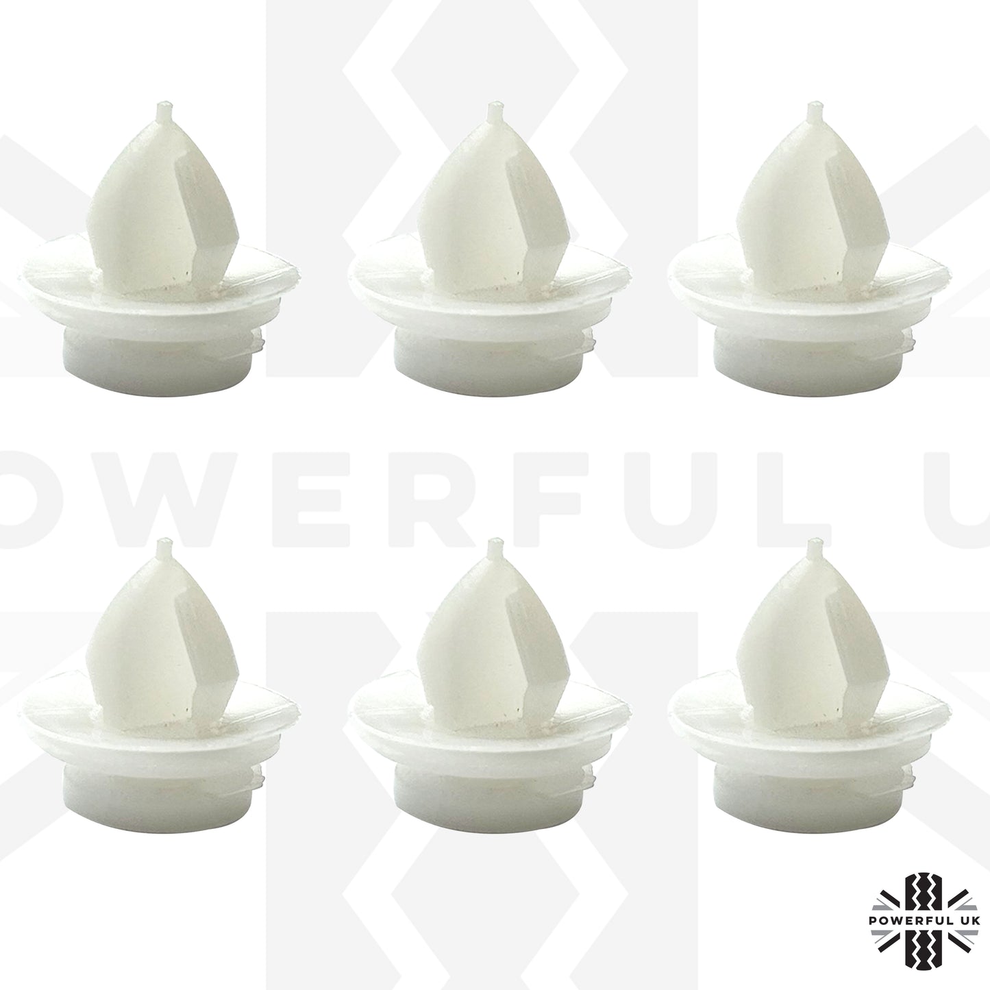 Exterior Trim Clips for Range Rover Evoque - 6pc