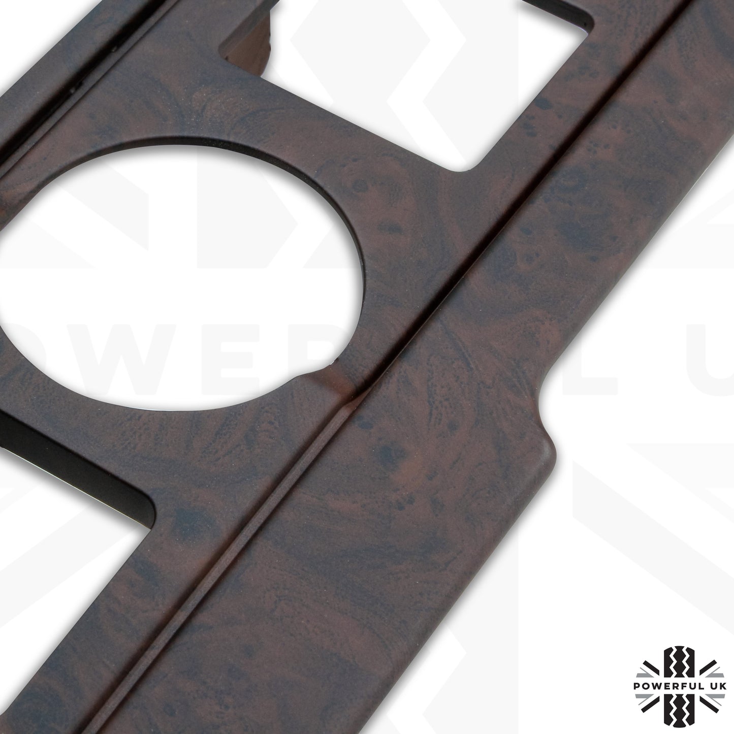 Center Controls Fascia Kit (2pc) for Range Rover L322 - Walnut Effect