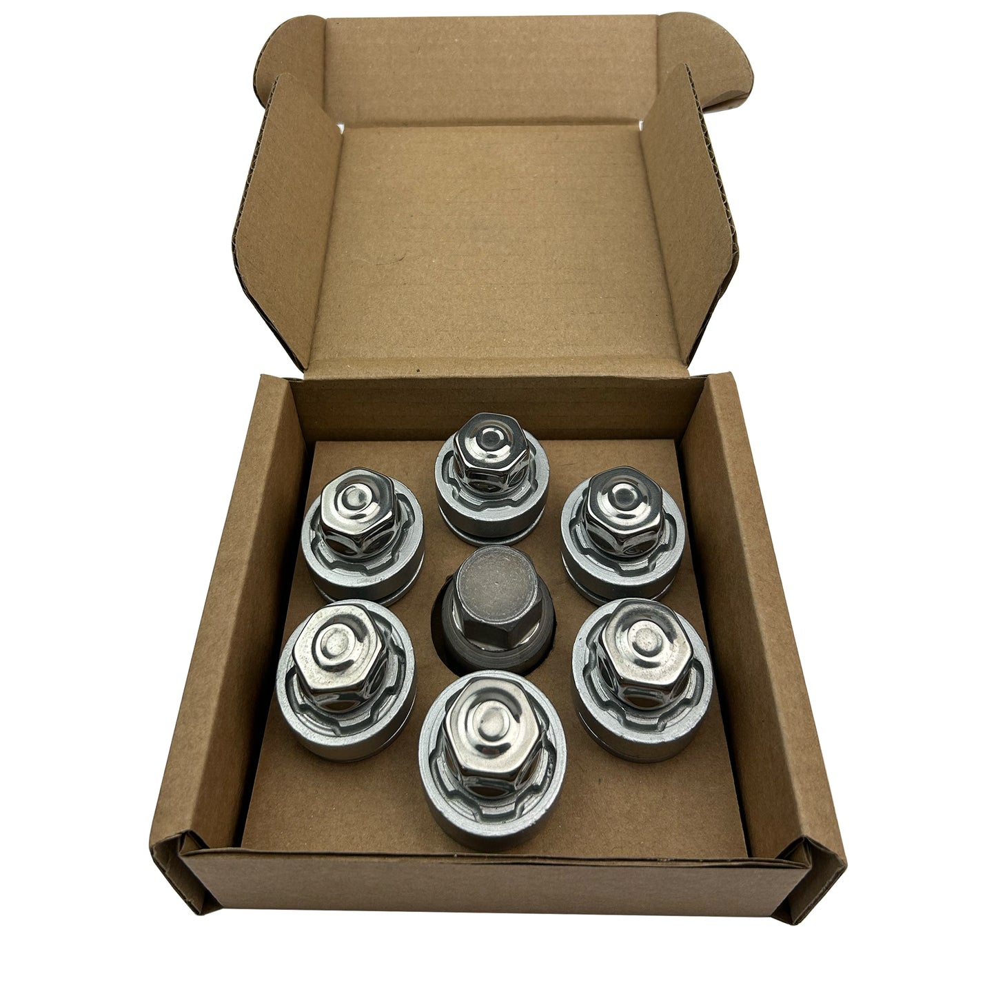 Locking Wheel Nut Key + 6x Locking Nuts Kit for Land Rover Defender L663