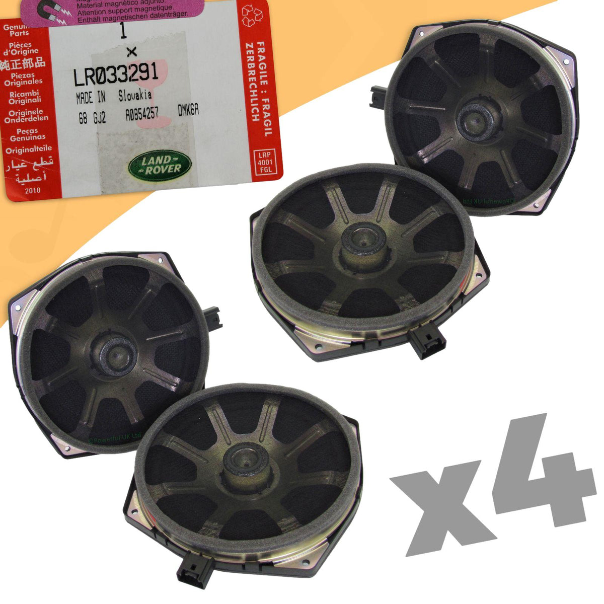 Super Premium' Door Speakers - Set of 4 for Range Rover Sport L494