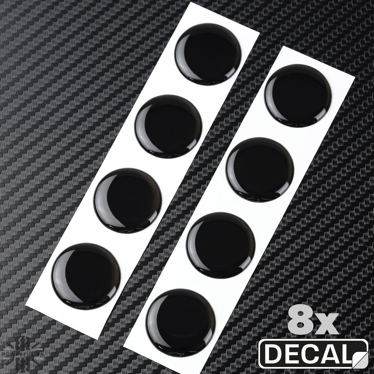 Side Panel Delete Stickers - Black x8 - for Land Rover Defender L663
