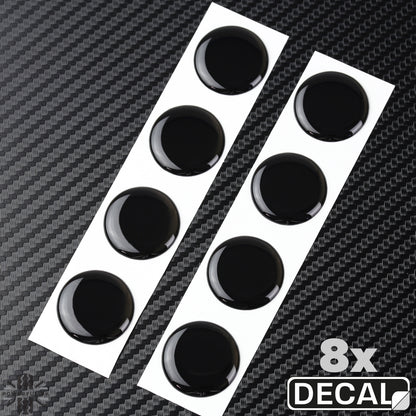 Side Panel Delete Stickers - Black x8 - for Land Rover Defender L663