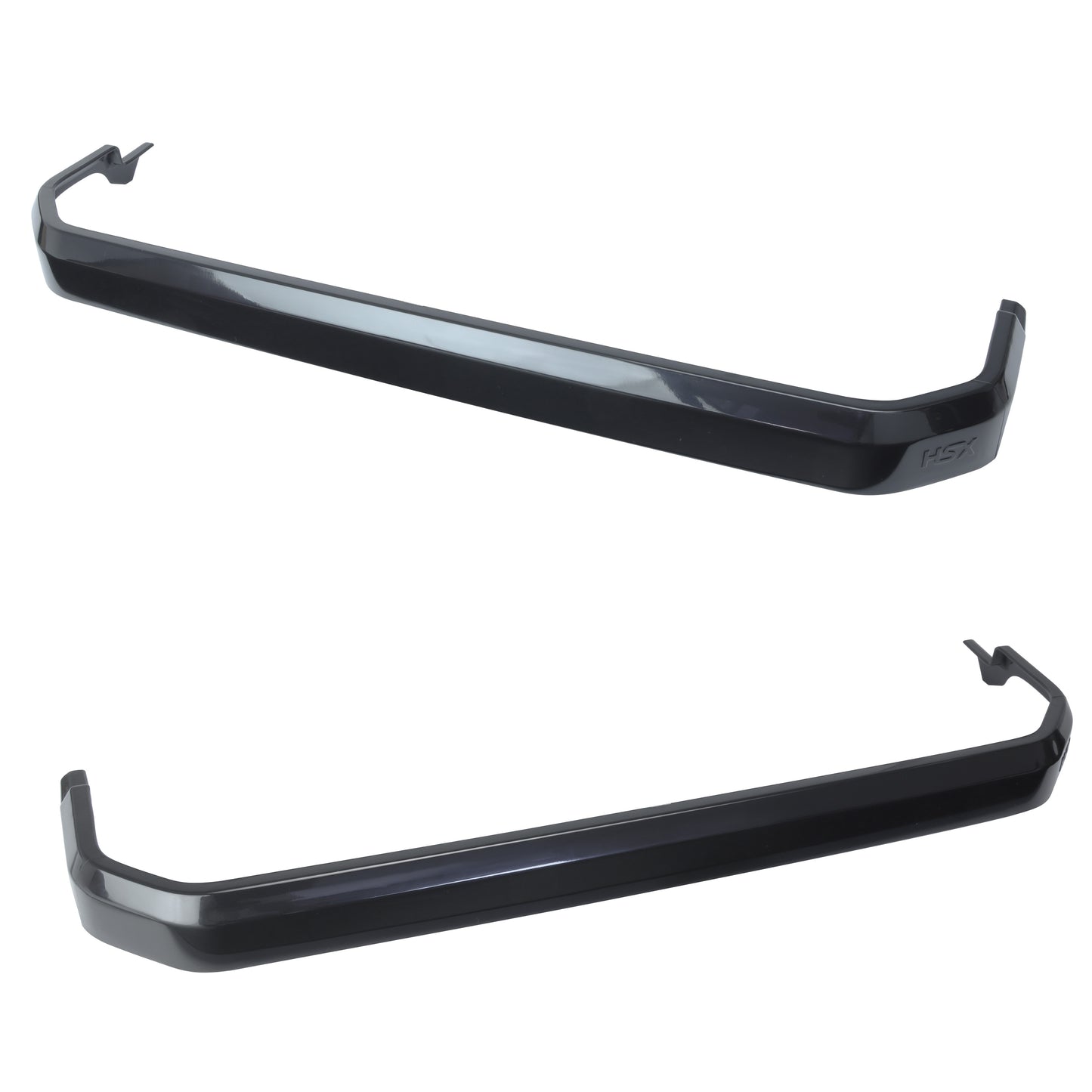 2x Side Step Covers (Smooth Finish) for Land Rover Defender L663 (90) - Semi-gloss Black