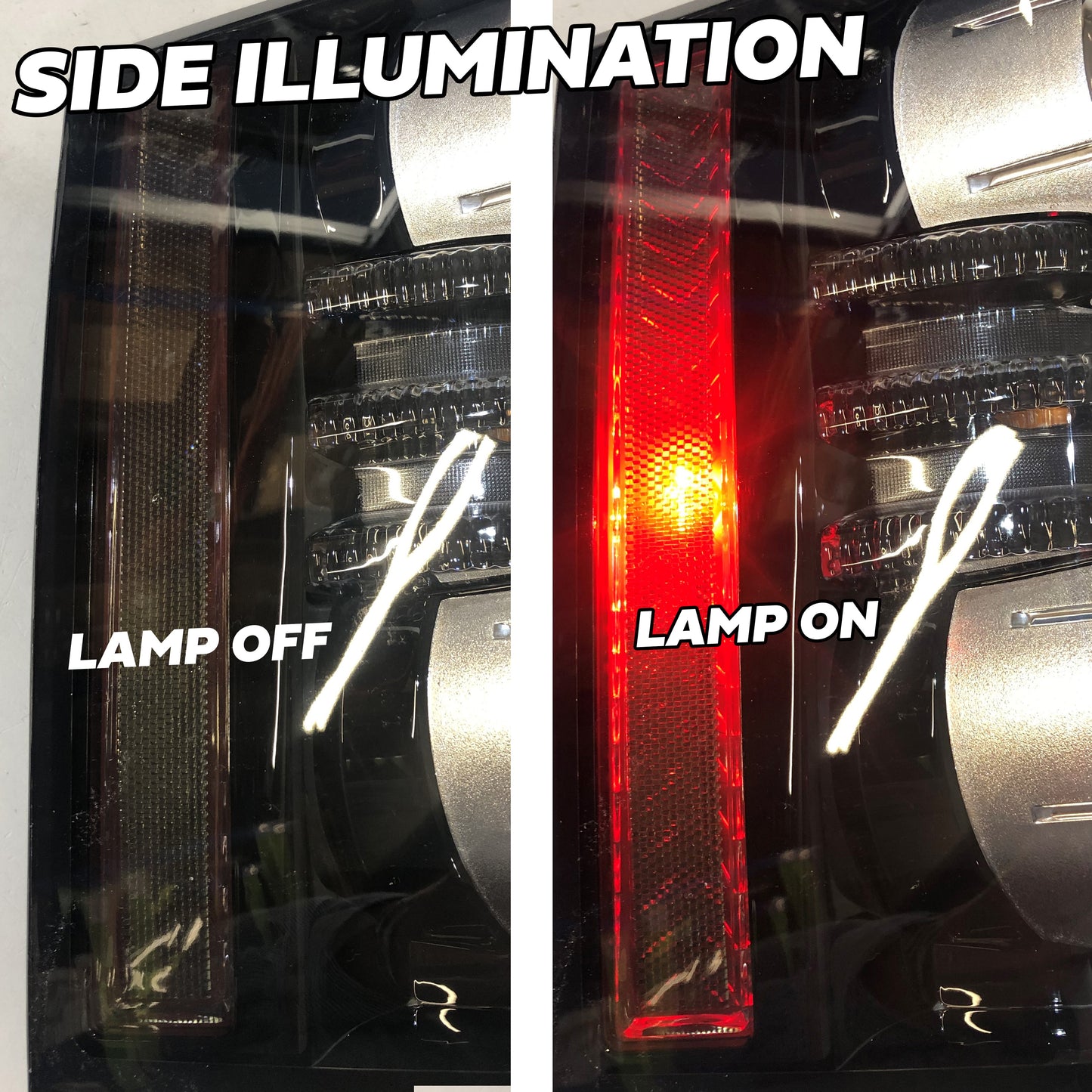 "Black Edition" LED Aftermarket Rear Lights Lamp for Range Rover L322 Vogue 2012+  - PAIR