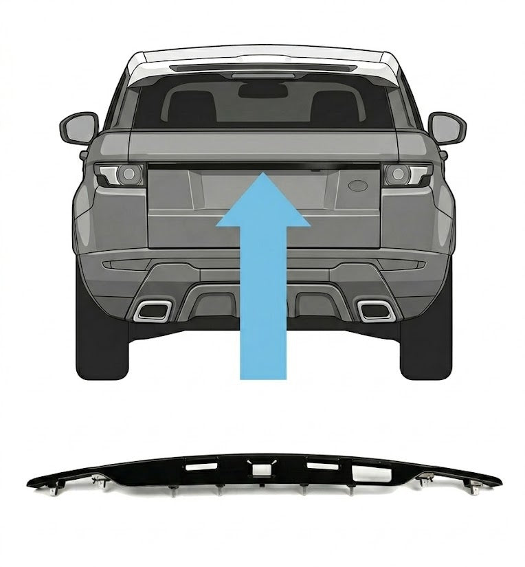 Genuine Replacement Tailgate Trim for Range Rover Evoque - With Reverse Camera