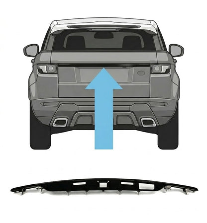 Genuine Replacement Tailgate Trim for Range Rover Evoque - With Reverse Camera