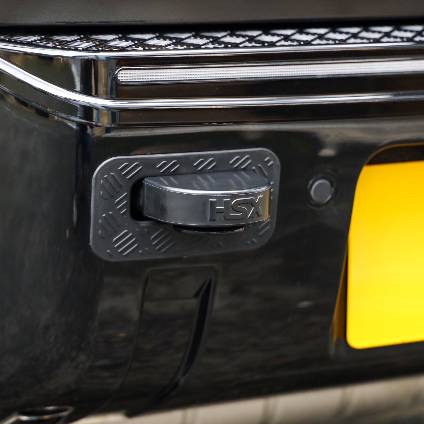 2x Tow Eye Bungs for Land Rover Defender L663 - Smooth Top - Matt Black