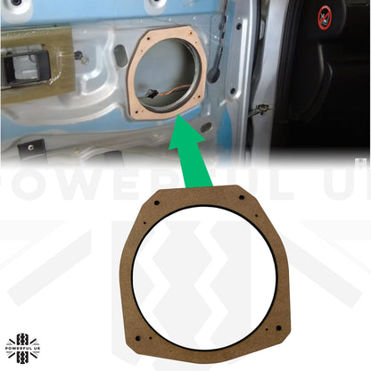 4x Door Speaker Adapter Frames for Land Rover Freelander 1