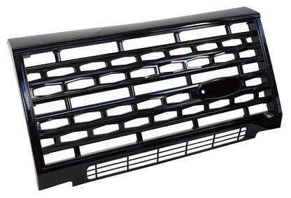 Adventurer Style Front Grille - Gloss Black - for Land Rover Defender