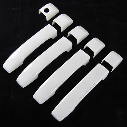 Door Handle Covers (9pc set) for Range Rover L322 -  Alaska White