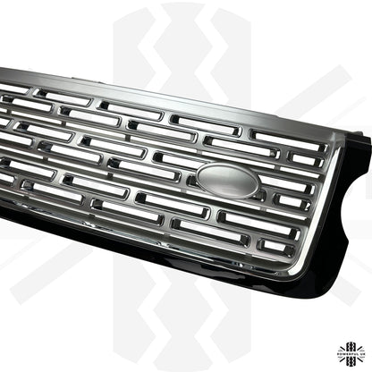 SV Autobiography Style Black/Chrome/Silver Front Grille for Range Rover L405