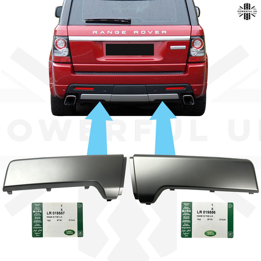 Genuine Bumper Inserts for Range Rover Sport Autobiography Rear Bumper - Pair