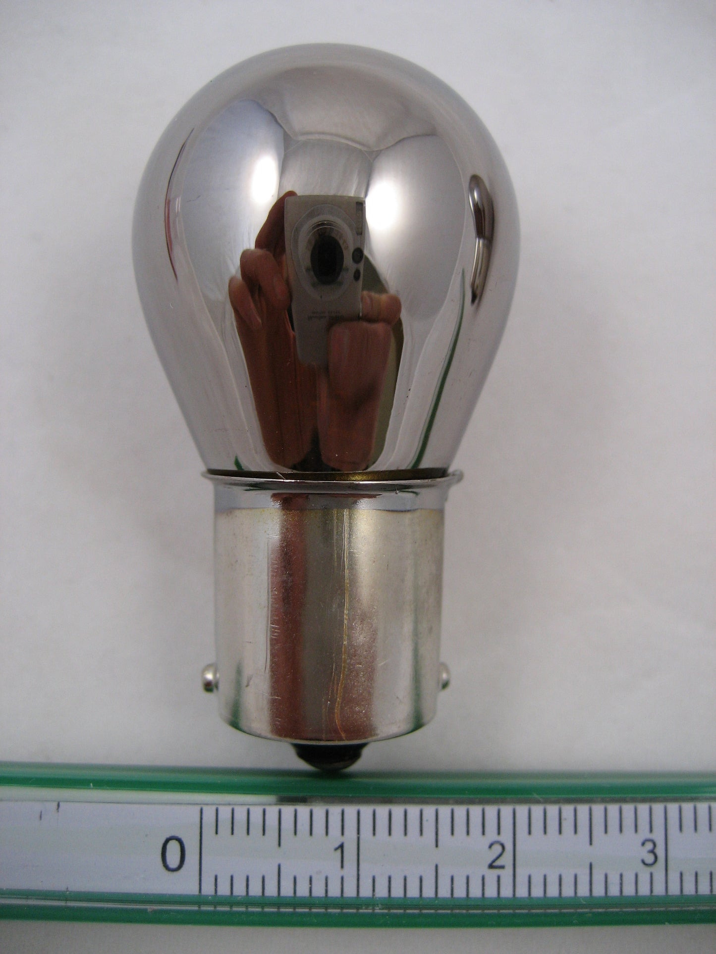 BA15s CHROMED AMBER Indicator Bulb 12v 21W (Opposite Pins)