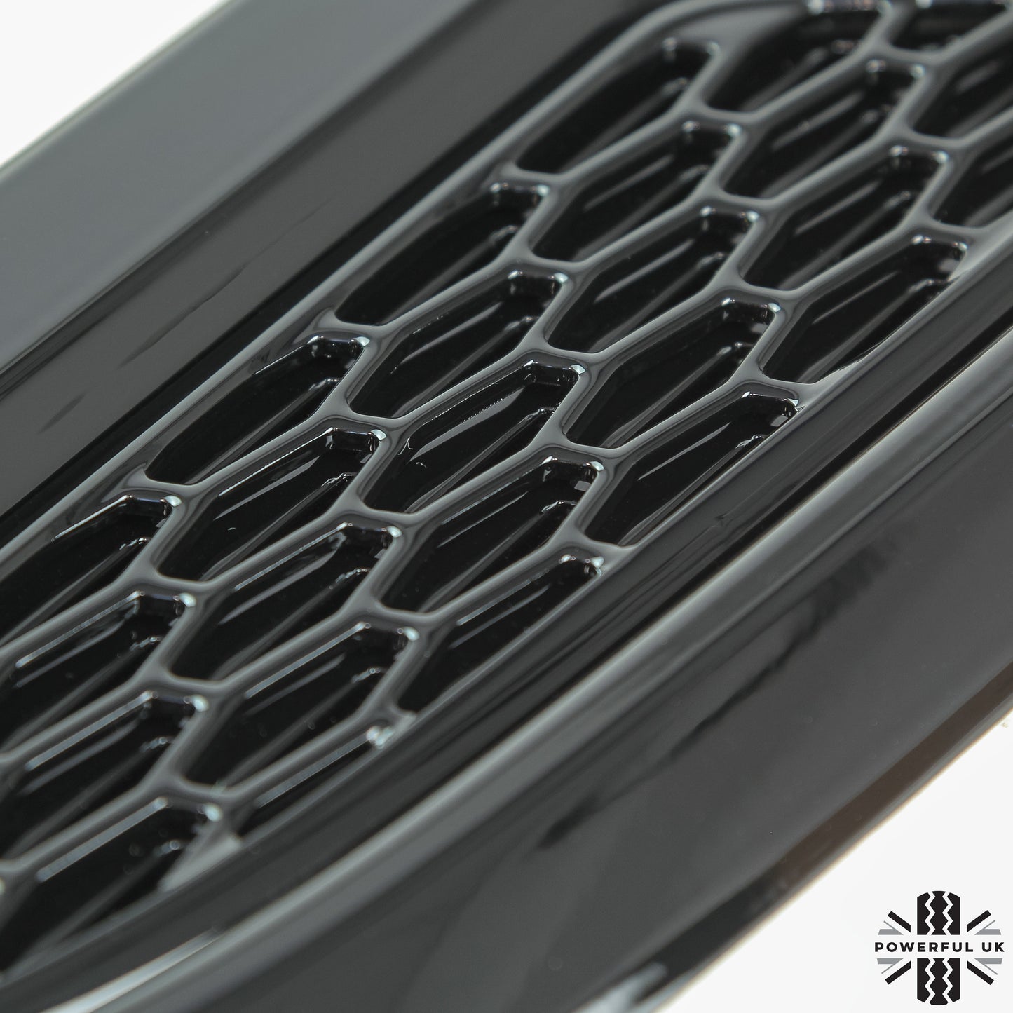 Dummy Bonnet Vents (Flat Type) - Pair- Gloss Black