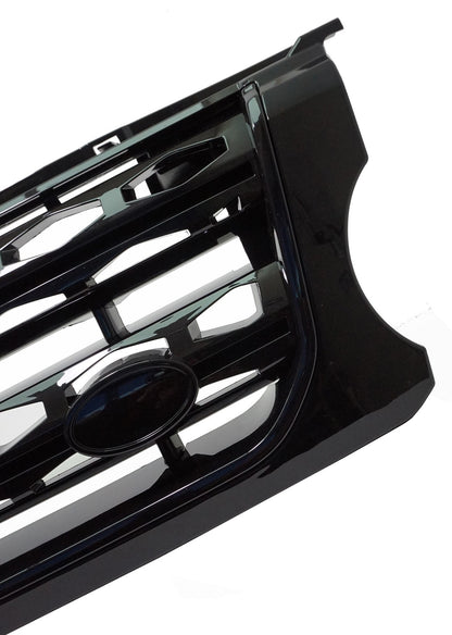 Front Grille - Full Black - for Land Rover Discovery 4 Facelift 2014 on