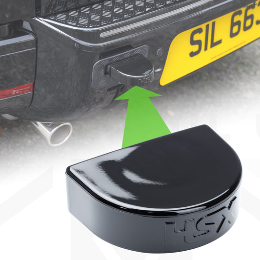 1x Tow Eye Bung for Land Rover Defender L663 - Smooth Top - Gloss Black