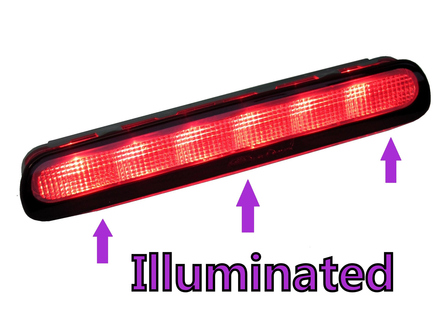 Toyota Hilux Mk6 LED Tailgate 3rd Brake Light -  Clear