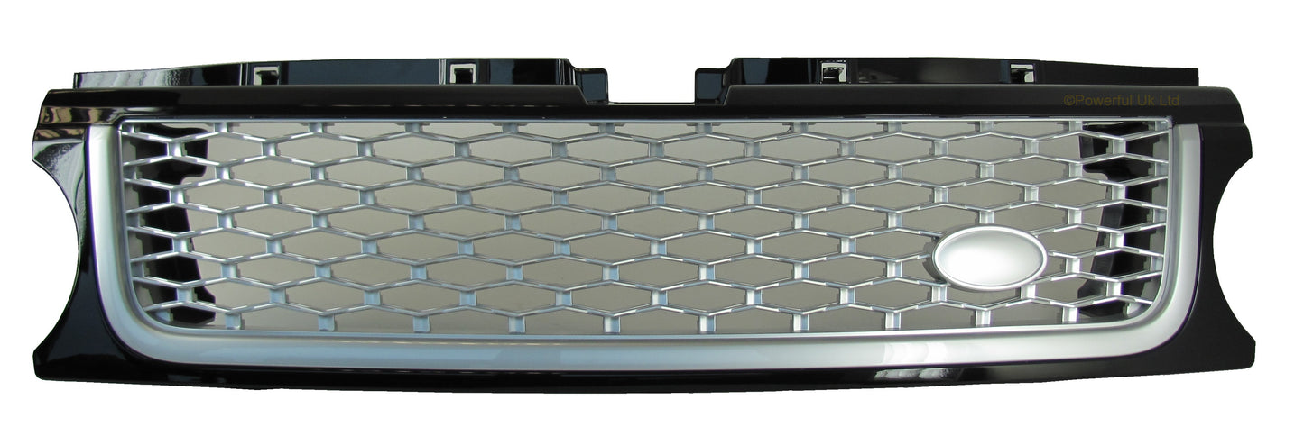 Black Silver Silver "Autobiography Style" grille to fit Range Rover Sport 2010+