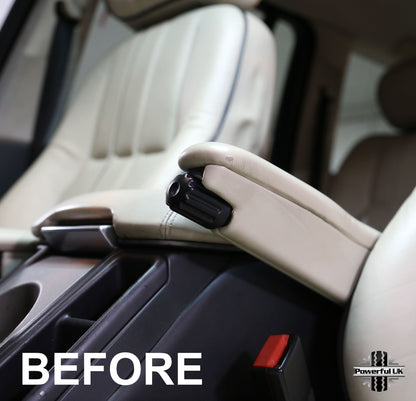 Adjusting Front Seat Arm Rest Knobs for Range Rover L322