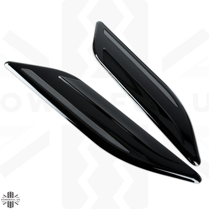 Dummy Bonnet Vents (Type 2) - 'Black & Grey' for Range Rover Evoque