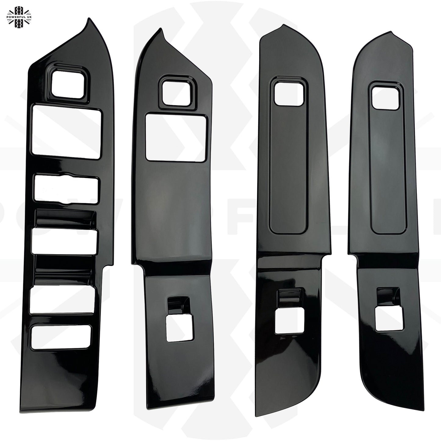 Window Switch Surround Trim - Gloss Black - for Land Rover Defender L663 LHD
