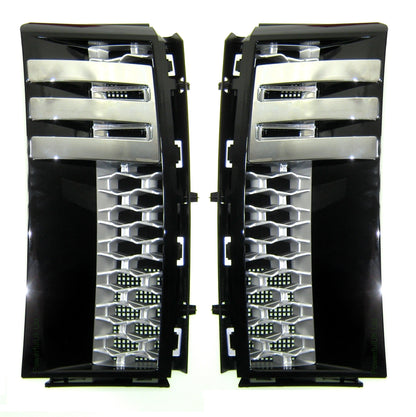 Grille+Vents "Autobiography Style" for Range Rover L322 2010+ - Black/Chome/Silver