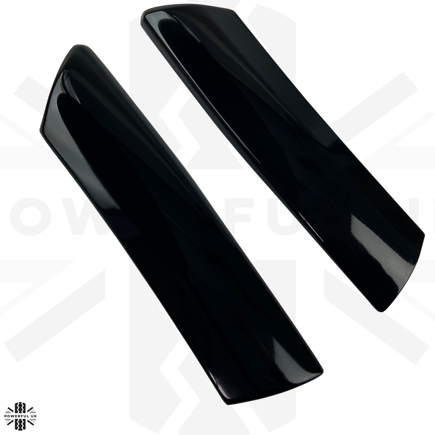 Centre Console Dash Pillar Black Piano for Range Rover L322 - Pair