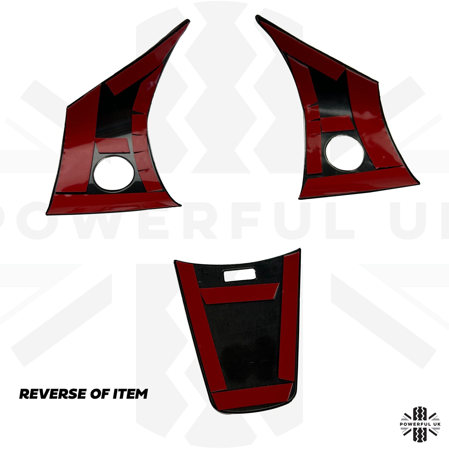 Steering Wheel Column Cover Trims for Tesla Model 3 - Brushed Black