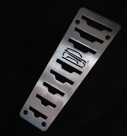 Stainless Brushed Foot Rest for Range Rover Evoque - RHD