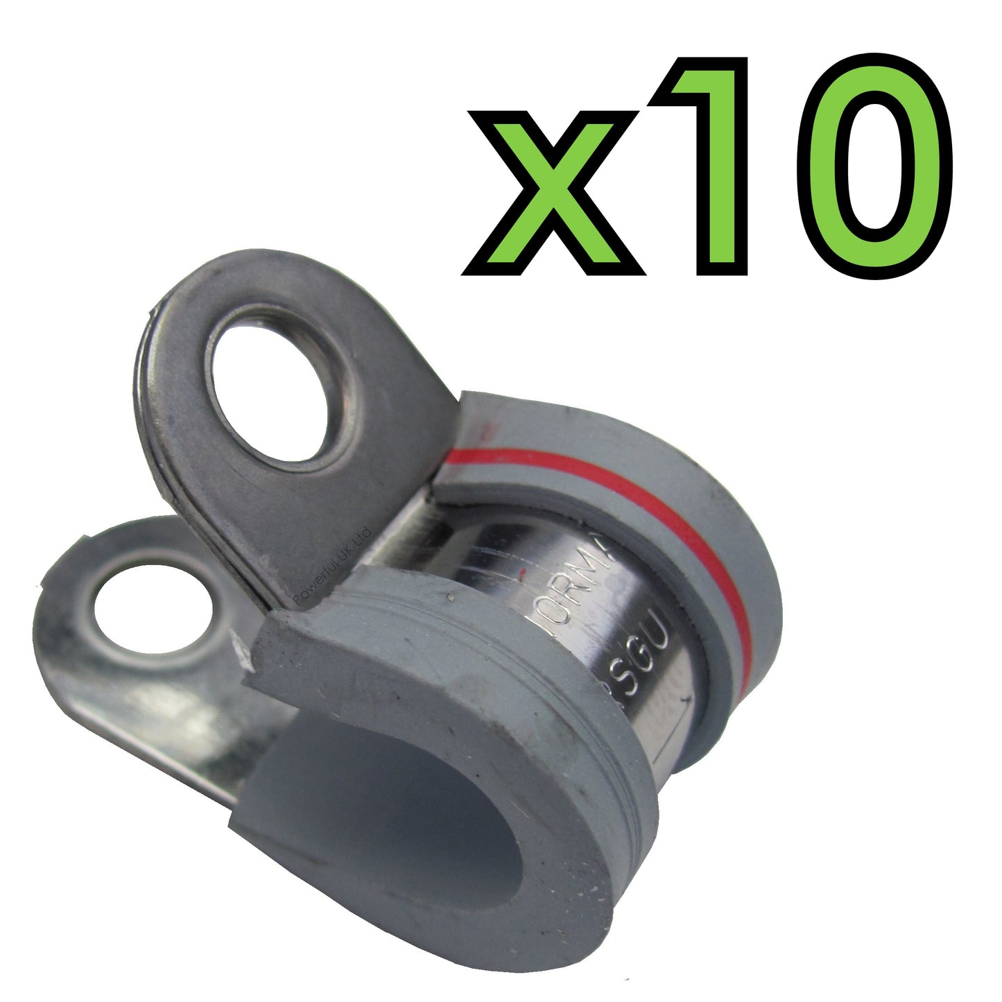 Norma Stainless Steel P Clips 10mm - Pack of 10