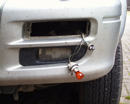Clear Front Bumper Light for Mitsubishi L200 - Left