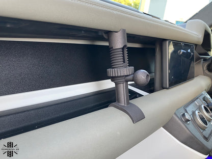 Dash Clamp/Mount System with 1" ball head for Land Rover Defender L663 - Type B
