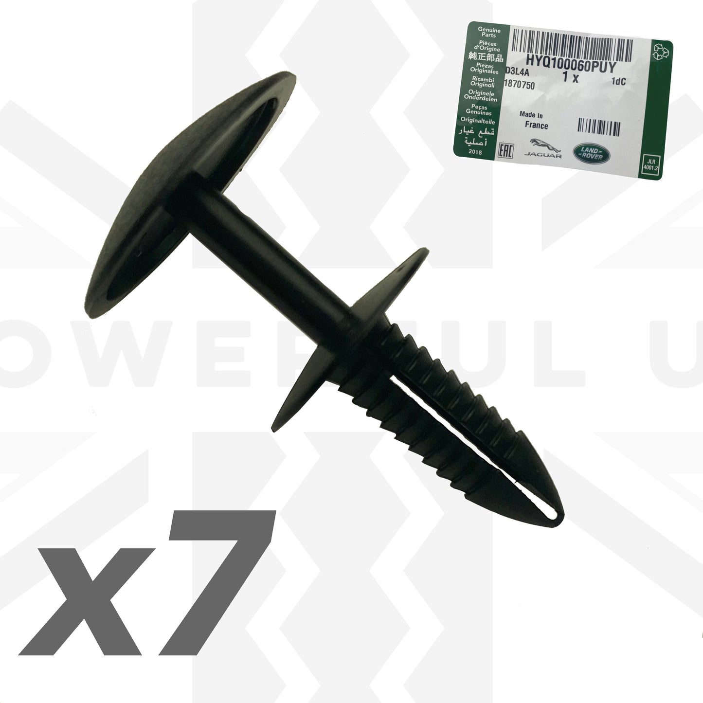 Genuine Side Door Sill Moulding Clips - 7pc