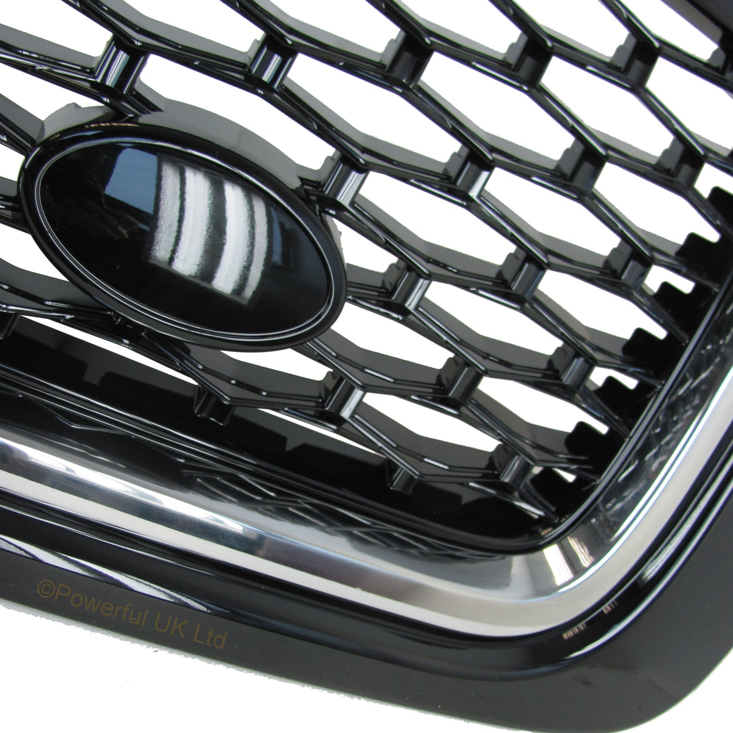 Front Grille - Black/Chrome/Black for Range Rover L322 Autobiography